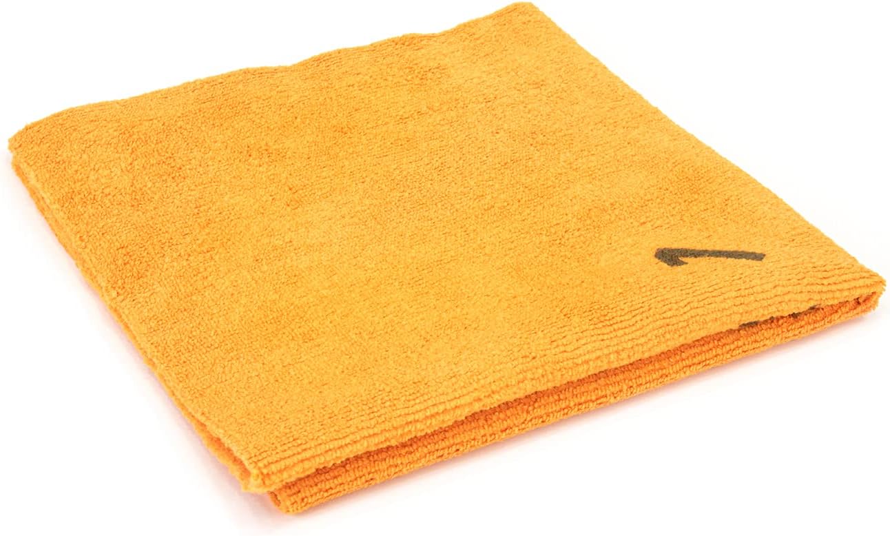 Autofiber [Quadrant Wipe] Premium Coating Leveling Towel (16"x16") 10 Pack (Orange)