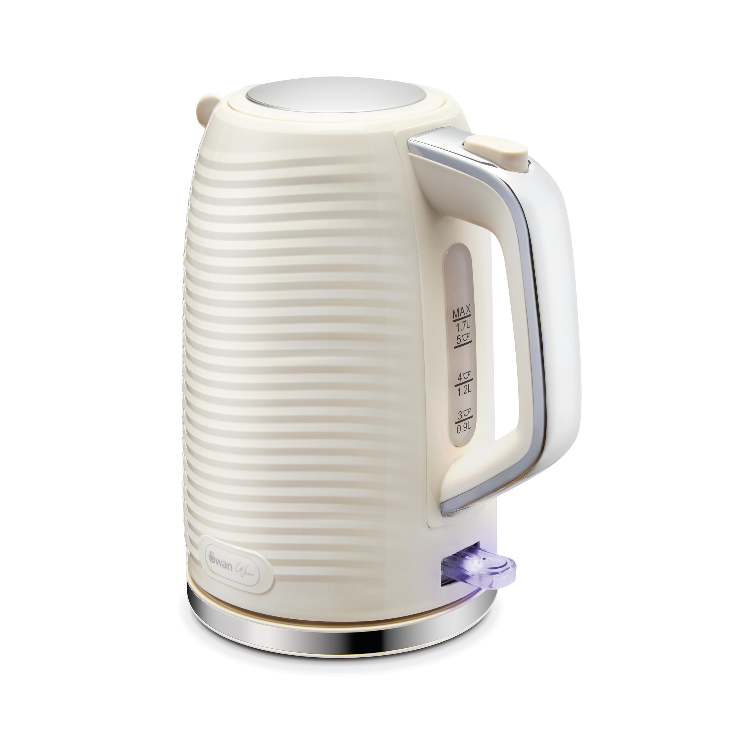 Swan Cream Wave 1.7L Kettle