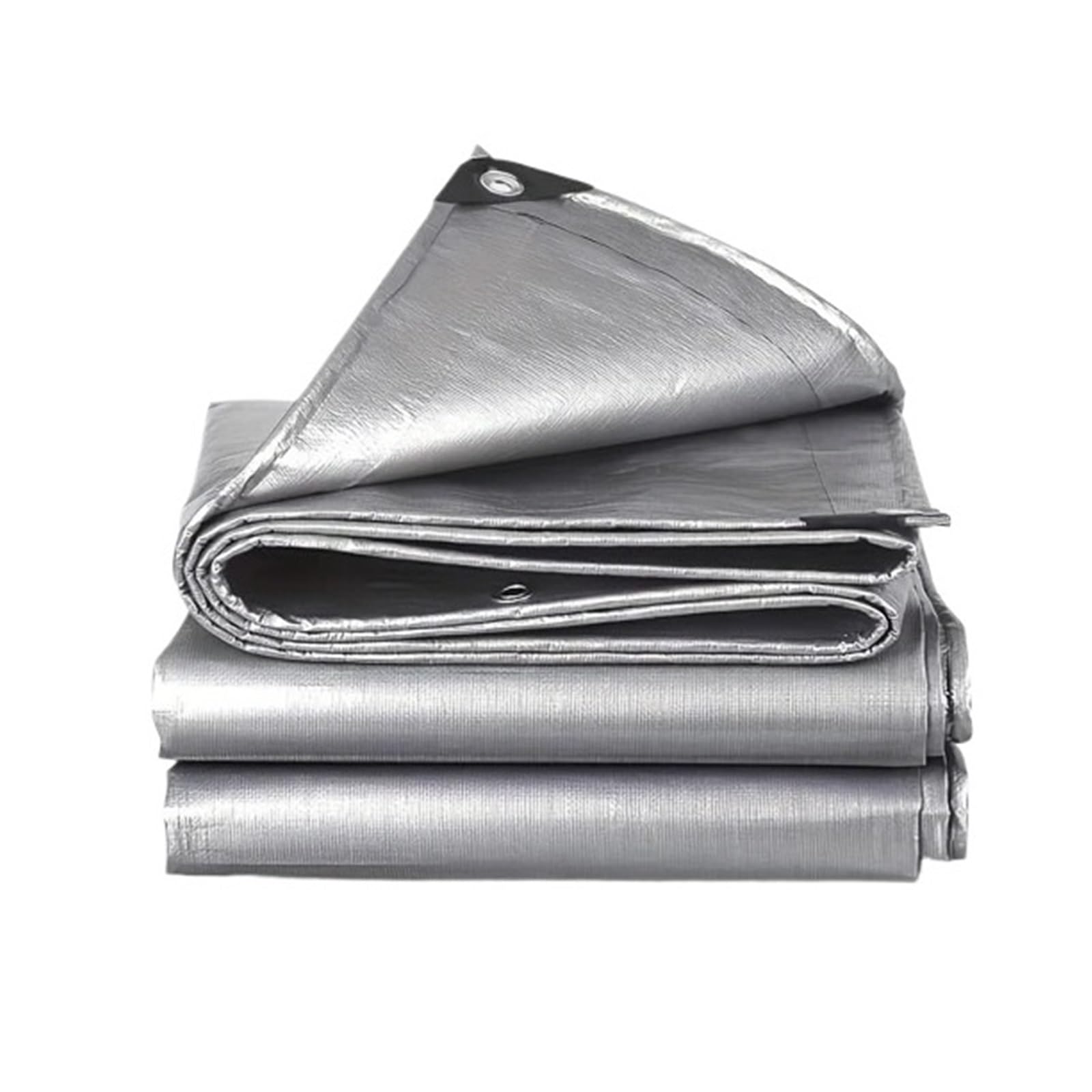 Silver Waterproof Tarpaulin Anti-UV Tarp Multipurpose 2x2m 2x3 3 * 3 3x4 3mx5 Awning Canopy Rain Cover Outdoor Sunshade Camping(2x3 m)