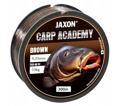 Karpfenschnur Angelschnur JAXON CARP Academy 300m Spule 0,25-0,35mm Feederschnur Karpfen Monofile (300m/0,325mm/20kg) Karpfenschnur Angelschnur JAXON CARP Academy 300m Spule 0,25-0,35mm Feederschnur Karpfen Monofile (300m/0,325mm/20kg)