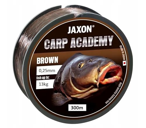 Karpfenschnur Angelschnur JAXON CARP Academy 300m Spule 0,25-0,35mm Feederschnur Karpfen Monofile (300m/0,325mm/20kg)