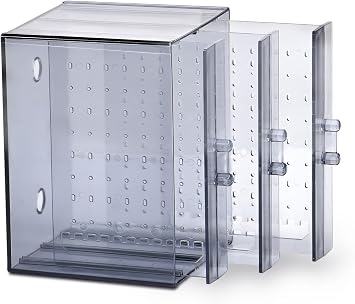 Transparent Makeup Organizer Set Jewelry Box Organizer with 3 Drawers (3 Compartments with Transparent Strap)