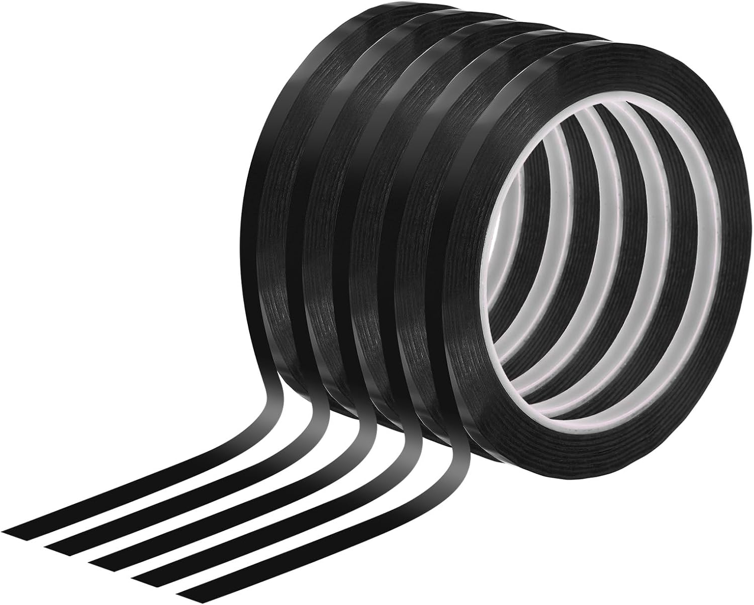 YOKIVE 5 Pcs Whiteboard Tapes, Graphic Tape Pinstripe Tapes for Graphic, Chart Marking, DIY, Art, Crafts (Blue, 1/8-inch)