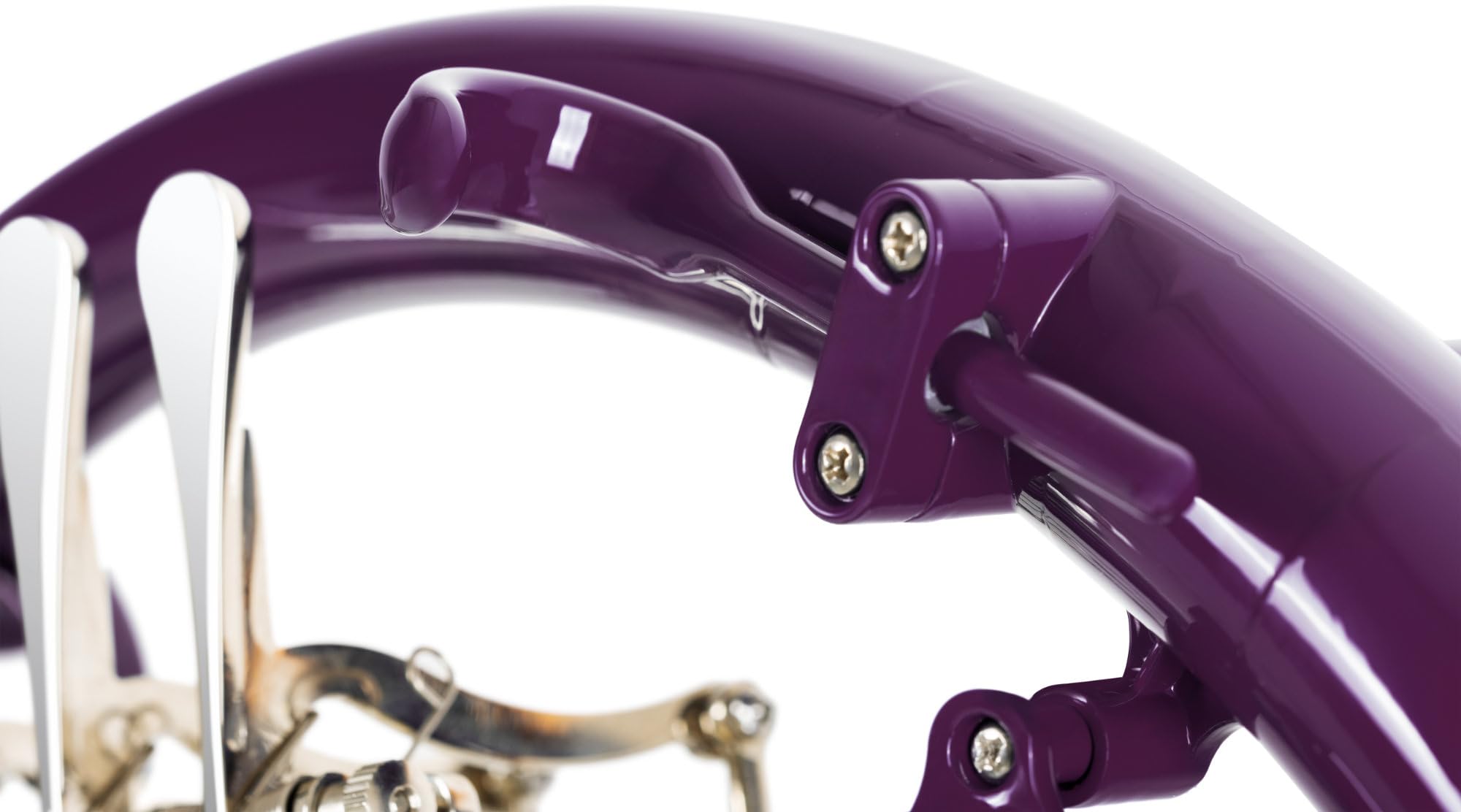 Classic Cantabile WH-30VT MardiBrass Cor d'harmonie plastique Bb violet, embouchure & housse sac à dos, pour débutants et pros, résistant aux intempéries, étanche, léger et stable.
