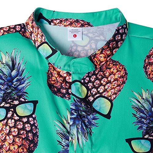 RAISEVERN Uomo Zip up 3D Graphic Printed Designer