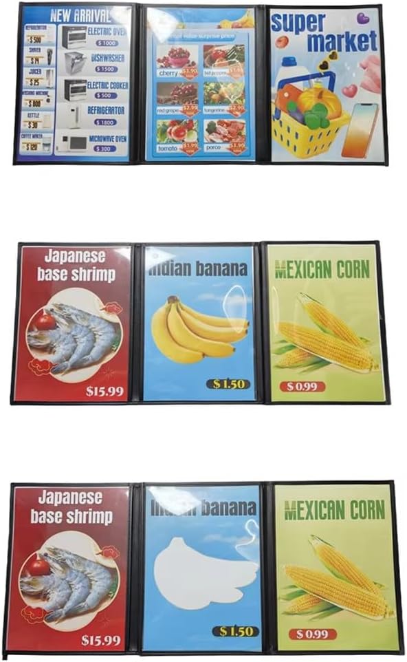 SUMAG Shopping List Magic Tricks Comedy Menu with Locking Gimmick Magic Funny Stage Party Production Illusions Mentalism Props