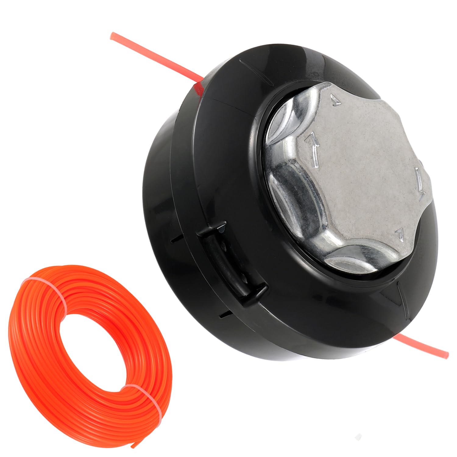 M10 x 1.25 Universal Replacement Line 2 Line Spool Head Brush Cutter Heads with 30m 2.4mm Cord