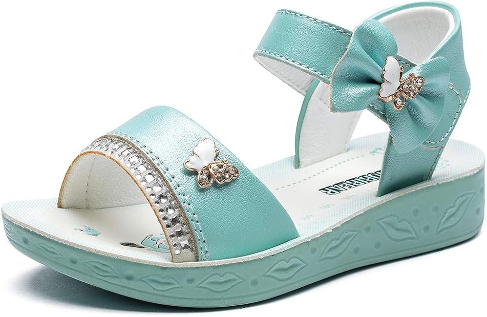 Toddler/Little Kids Open Toe Sandals Flower Glitter for Girls