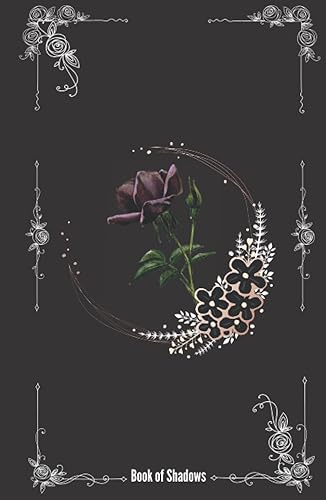 Book of Shadows Grimoire Witchcraft Blank Book, Witch Spell Book and Gothic Notebook Wiccan empty Journal Hardcover, College Ruled Lined Pages with