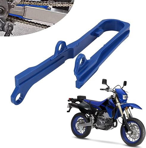 Miniatura 1 de AnXin Protector de guía deslizante para cadena de motocicleta, plástico ABS para DRZ400 2000-2004 DRZ400E 2000-2007 DRZ400S 2000-2018, azul