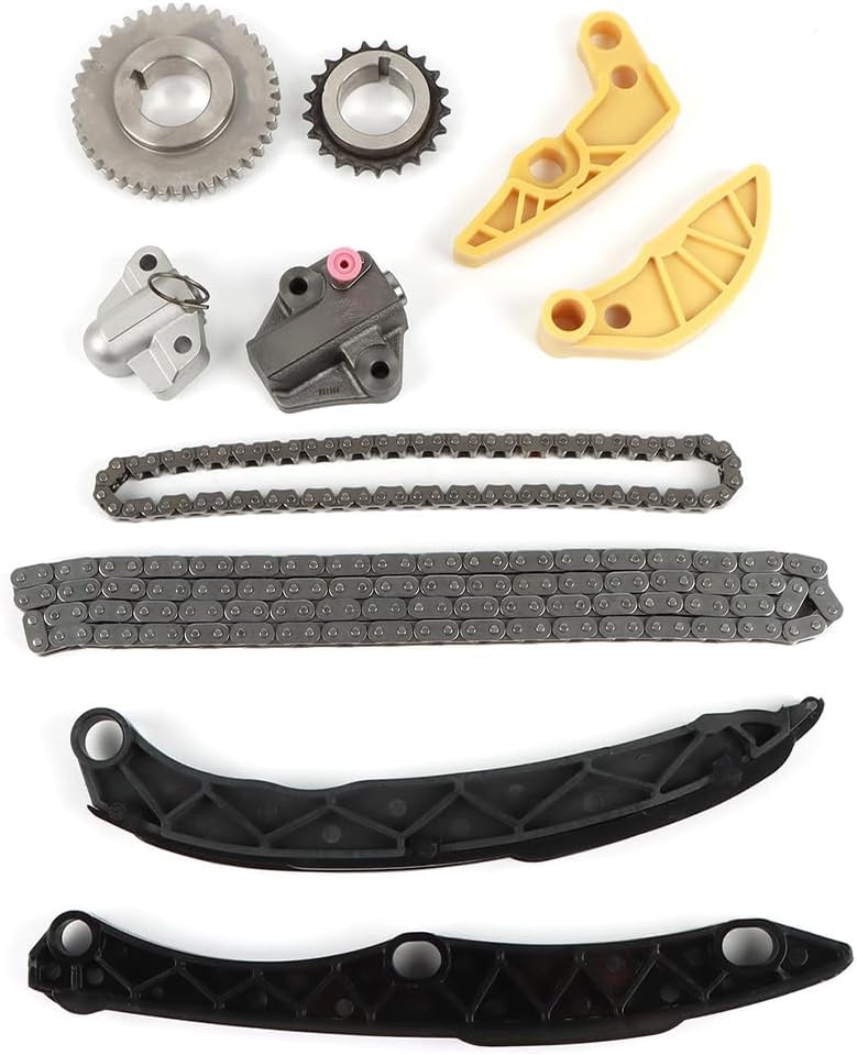 Engine Timing Chain Kit Oil Pump Gear G4KJ 2.4 2.0L Fit for Kia Optima 2014-2017 Sorento 2011-2018 Sportage 2011-2017 L4 2.4L DOHC