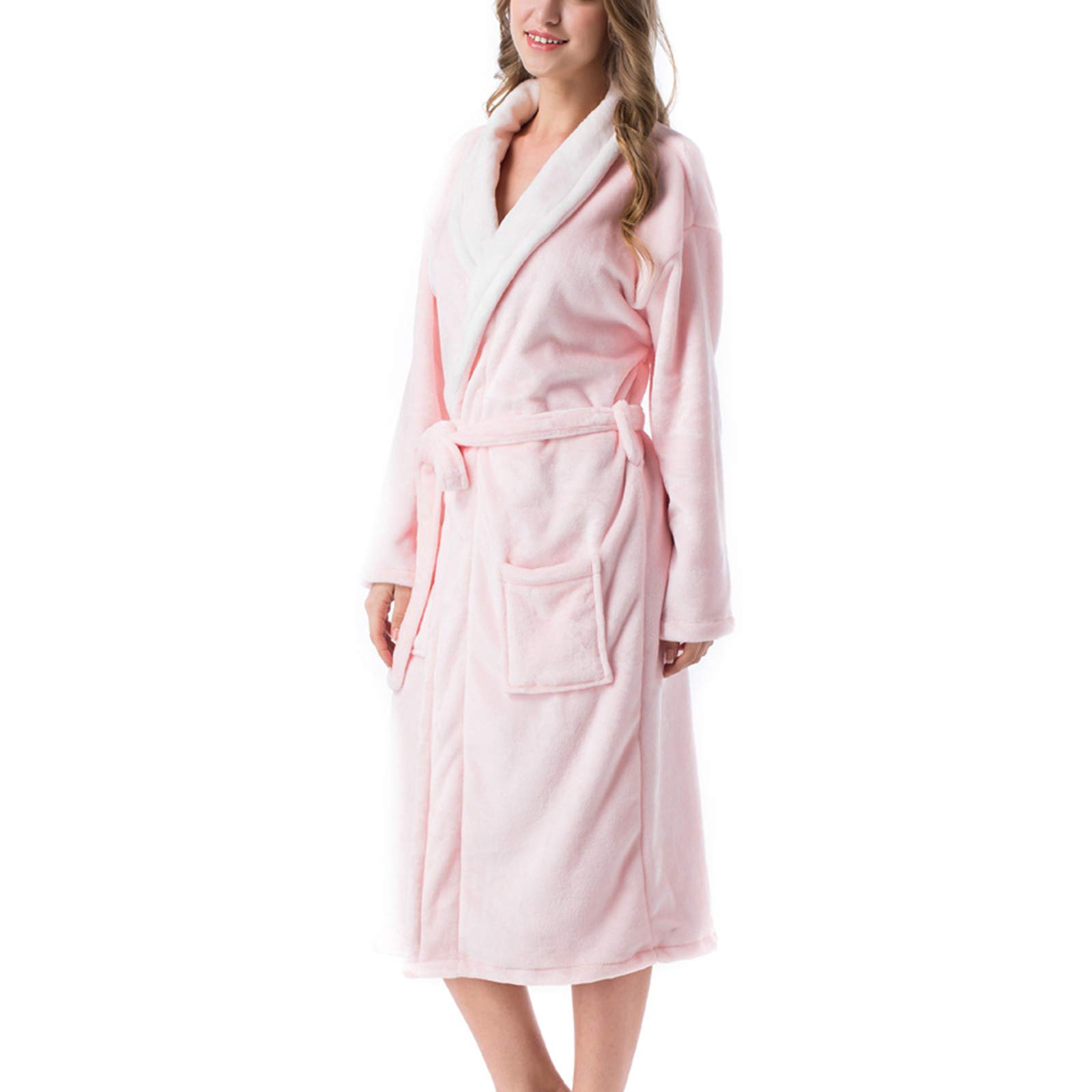Chemise de nuit chaude en polaire pour des soirées cocooning au coin du feu