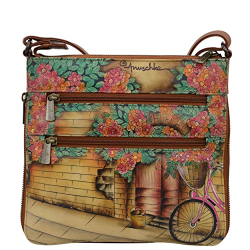 Bolso de cuero genuino para mujer Anuschka miniatura 2