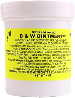 B & W (Burn and Wound) Ointment, 4 Oz. Container