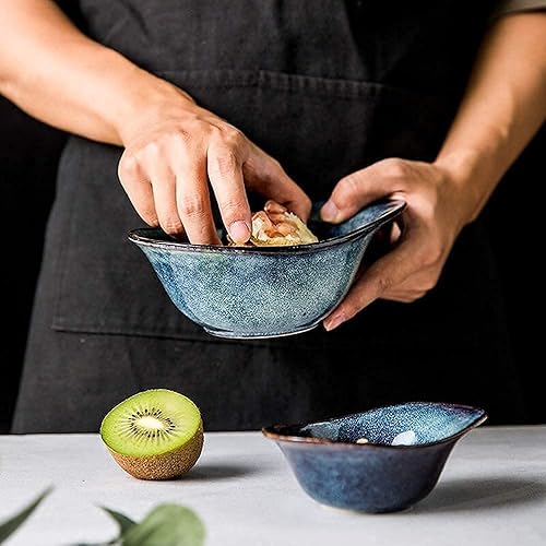 Miniatura 8 de Juego de vajilla de cocina y comedor juegos de vajilla de porcelana juegos de platos de esmalte degradado cuencos platos de postre platos de cena