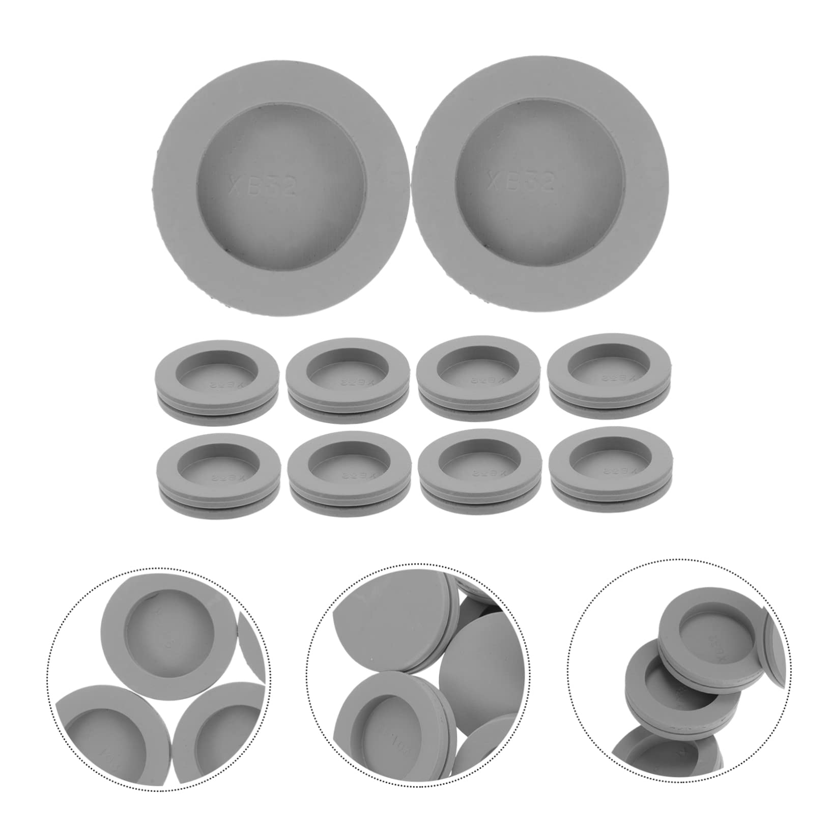 SHINEOFI 10Pezzi Tappi Scarico Per Condizionatori Aria Ømm Kit Riparazione Per Perdite Condensazione Facile Installazione Per Condizionamento Aria