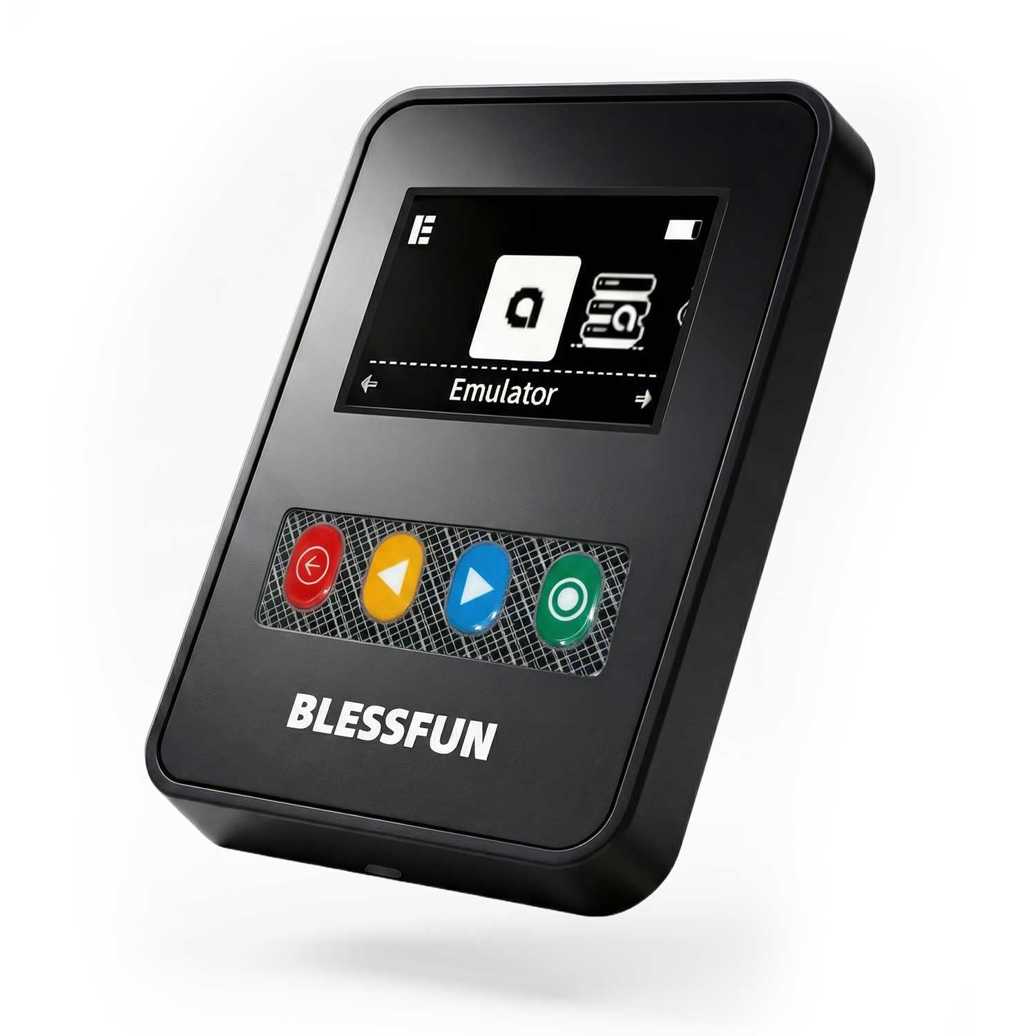 ZH NFC Emulator, Store 3000+ NFC Data, 1.3" OLED Screen, Easy Button Controls, Compatible with 60+ Games, Rechargeable, Type-C Port, Black