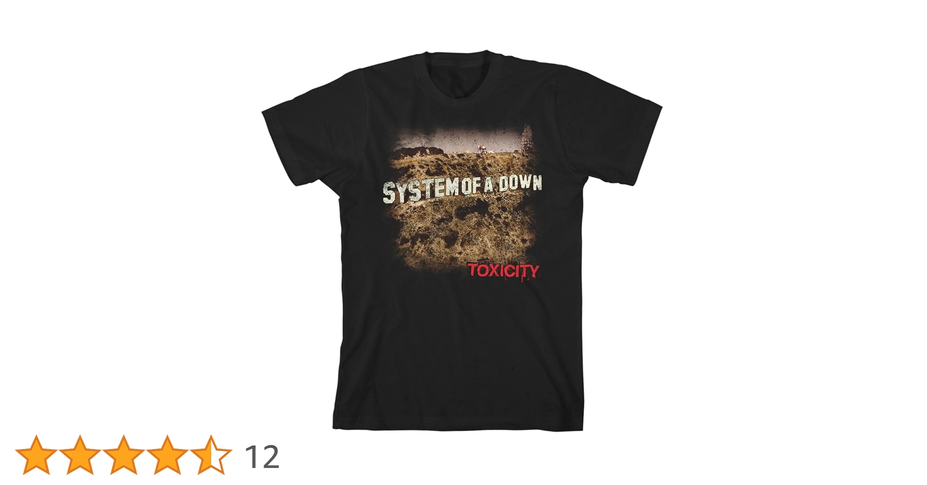 SYSTEM OF A DOWN Tシャツ TOXICITY 00s Mサイズ System of a Down Unisex-Adult Standard Toxicity T-Shirt