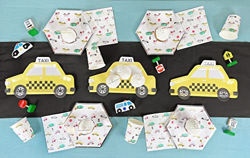 Transportation Paper Napkins, 24 Ct | Car Party Napkins | City Transportation Paper Napkins #TOP1