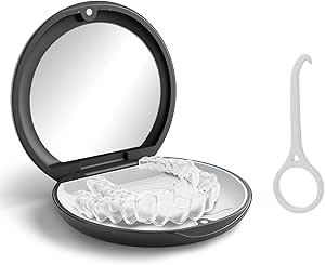1Pc Travel Denture Case Dental Retainer Case Mirror Mouth Guard Retainer Box Orthodontic Aligner Case Organizer Dentistry Access - 66