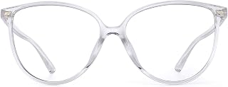 GLINDAR Oversized Blue Light Blocking Glasses Anti-Blue Light Computer Eyeglasses Frame