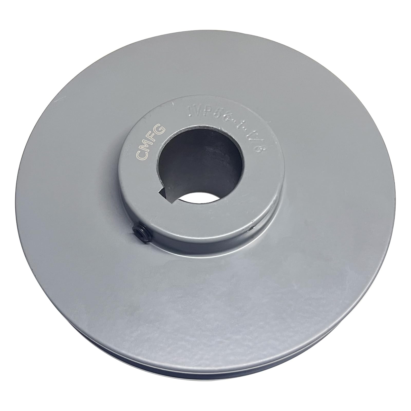 CMFG Variable Pitch sheave 1VP56-1-18 V-Belt Sheaves 5.35"OD, 1-1/8"Bore,Single Groove,Cast Iron, VP Pulley for"3L""4L""5L""A""B" or"5V"Belt