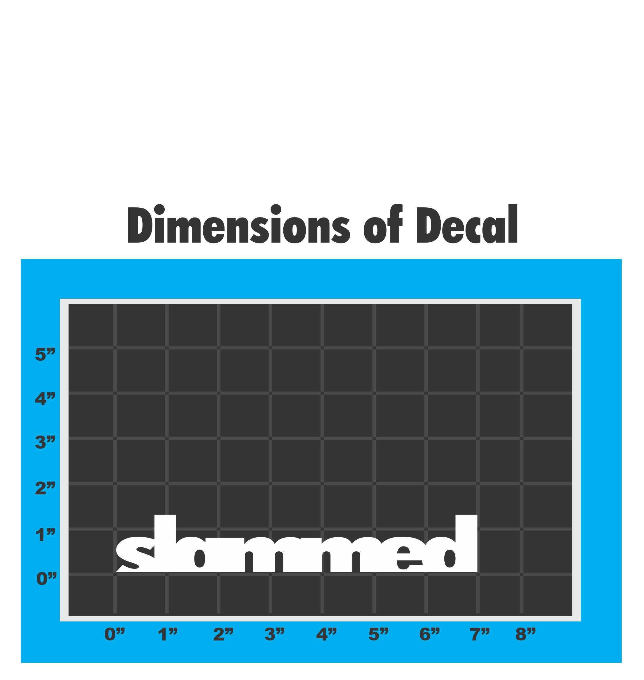 Sticker Connection | Slammed | Low Bumper Sticker Decal for Car, Truck, Window, Laptop | 1.1