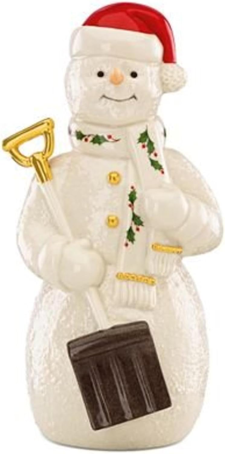 Lenox Lenox Snowman with Shovel Holiday Figurine Home
