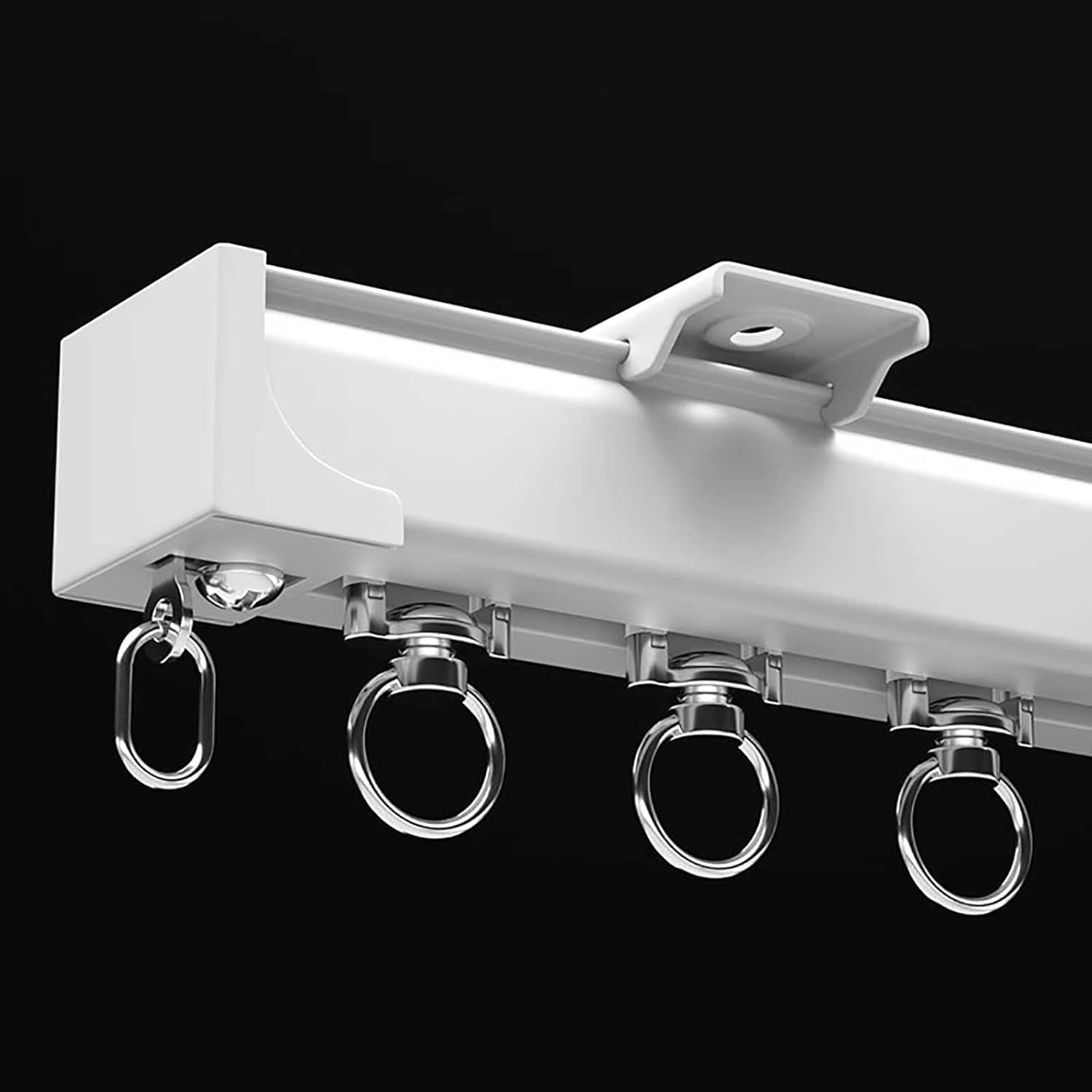 Kit de Séparation de Pièce 2m | Fixation Plafond pour Rail de Rideau de Douche