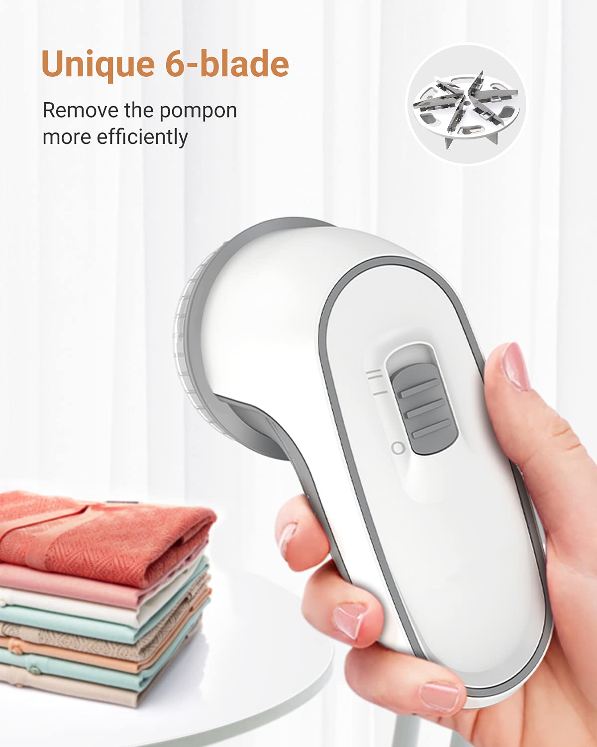 Rasoir Anti Bouloche Electrique LtYioe Anti Peluche USB Rechargeable Portable avec 2 Lames et Brosse de Nettoyage, Simple Utilisation, Tondeuse à Textile pour Vêtements Coussin Tapis Chandails(Rose