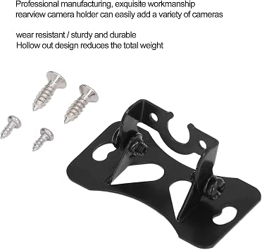 Universal Rear Camera Mounting Bracket, Reverse Camera Mount Car Adaptations Rearview Camera Holder Backup Camera Mount (Bracket Only)
