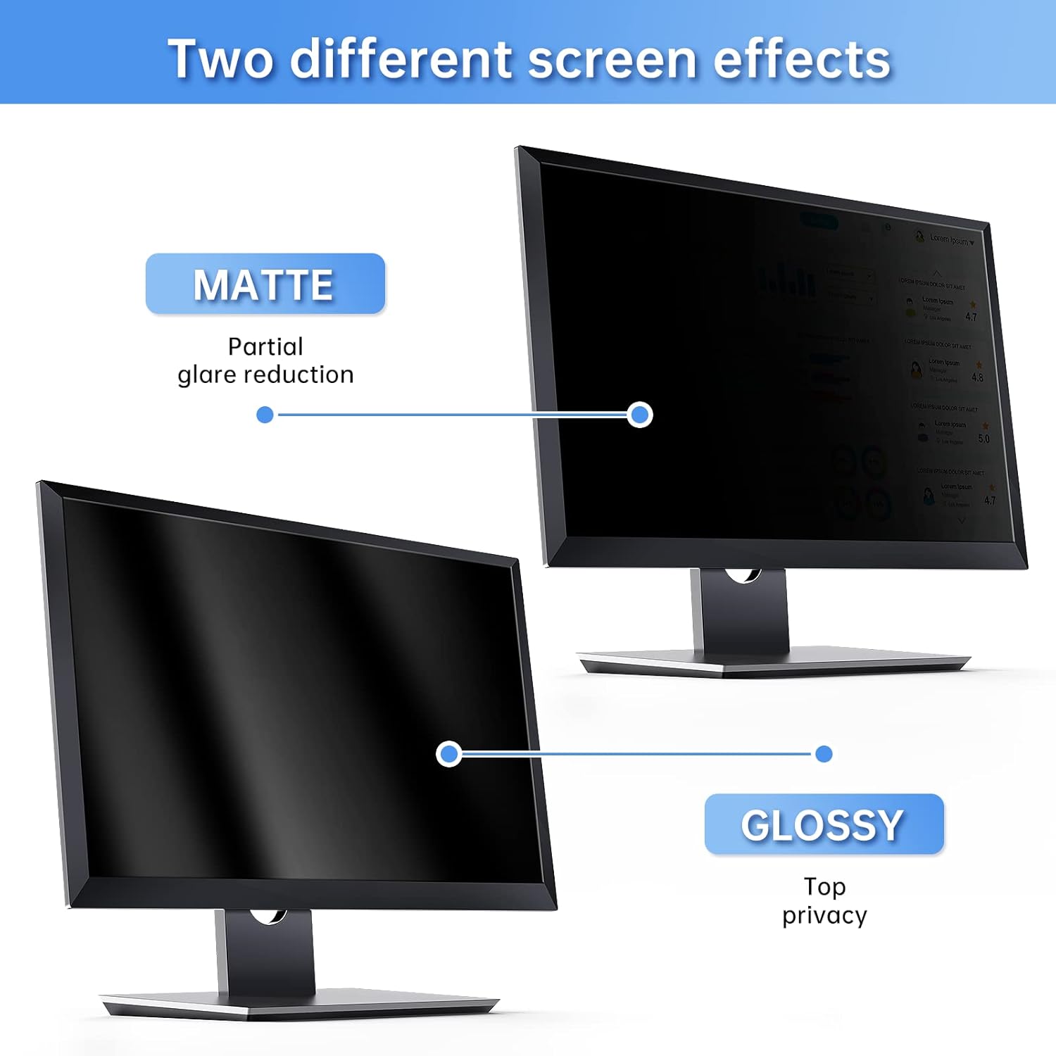 Buy Privacy Screen Filter for 24 inch Widescreen MonitorsPrivacy