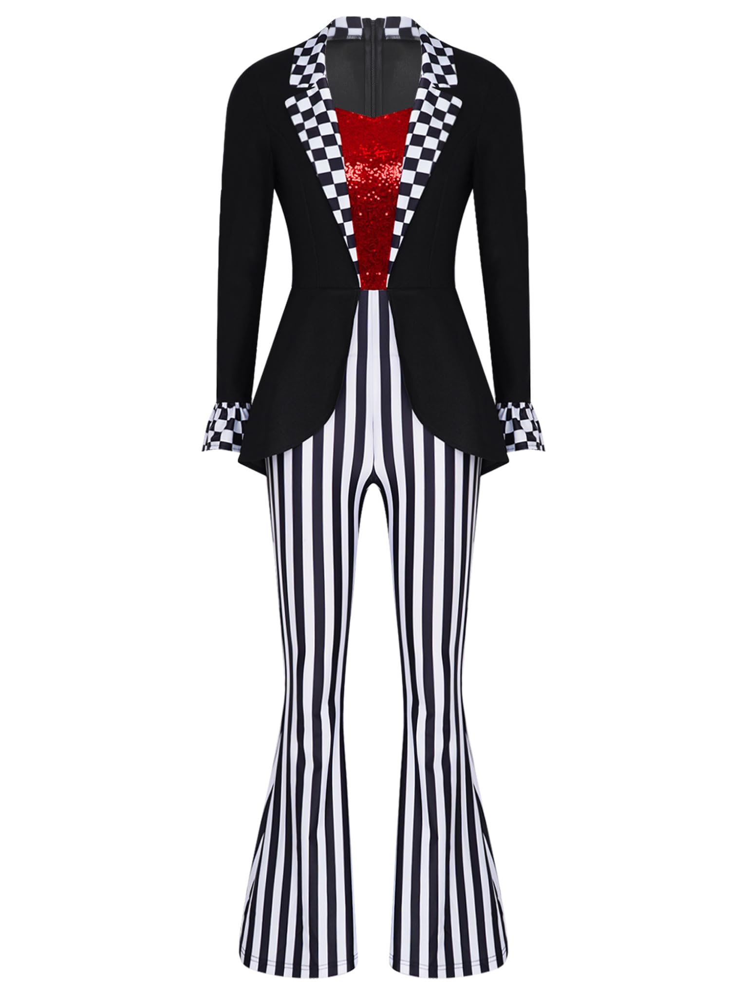 TTAO Donna Vestito Di Danza Di Carnevale Tuta Circo Costume Per Halloween