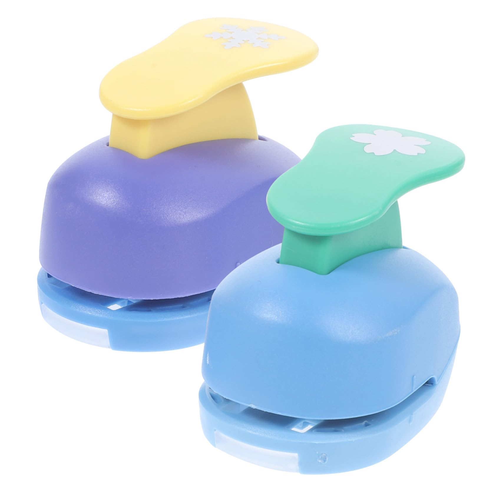 ARTIBETTER 4 Set Fustellatrice Manuale Per Carta Puncher Per Diy Strumento Per Carta Per Progetti Creativi Casual 2 Pezzi*4