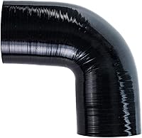 Vista 36 de AC PERFORMANCE ID 1.1" (28mm), Acoplador de codo de 90 grados, longitud de la pierna 3.5" (90mm), grosor de la pared 0.18" (4.5mm), 3 capas