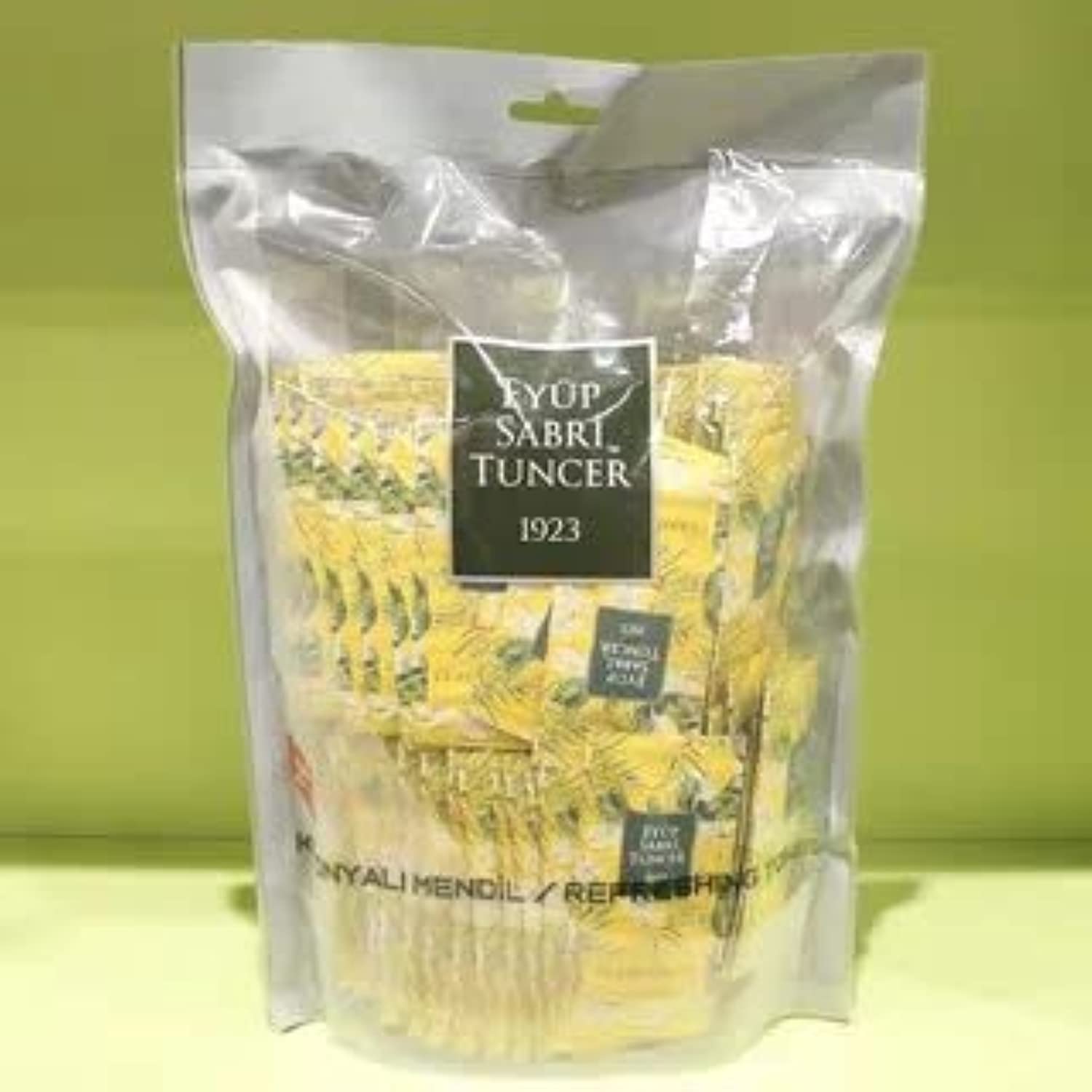 Eyüp Sabri Tuncer Kolonyalı Mendil Klasik Limon 150 Li Doypack Poşet 5X10 Küçük Boy 1 Paket