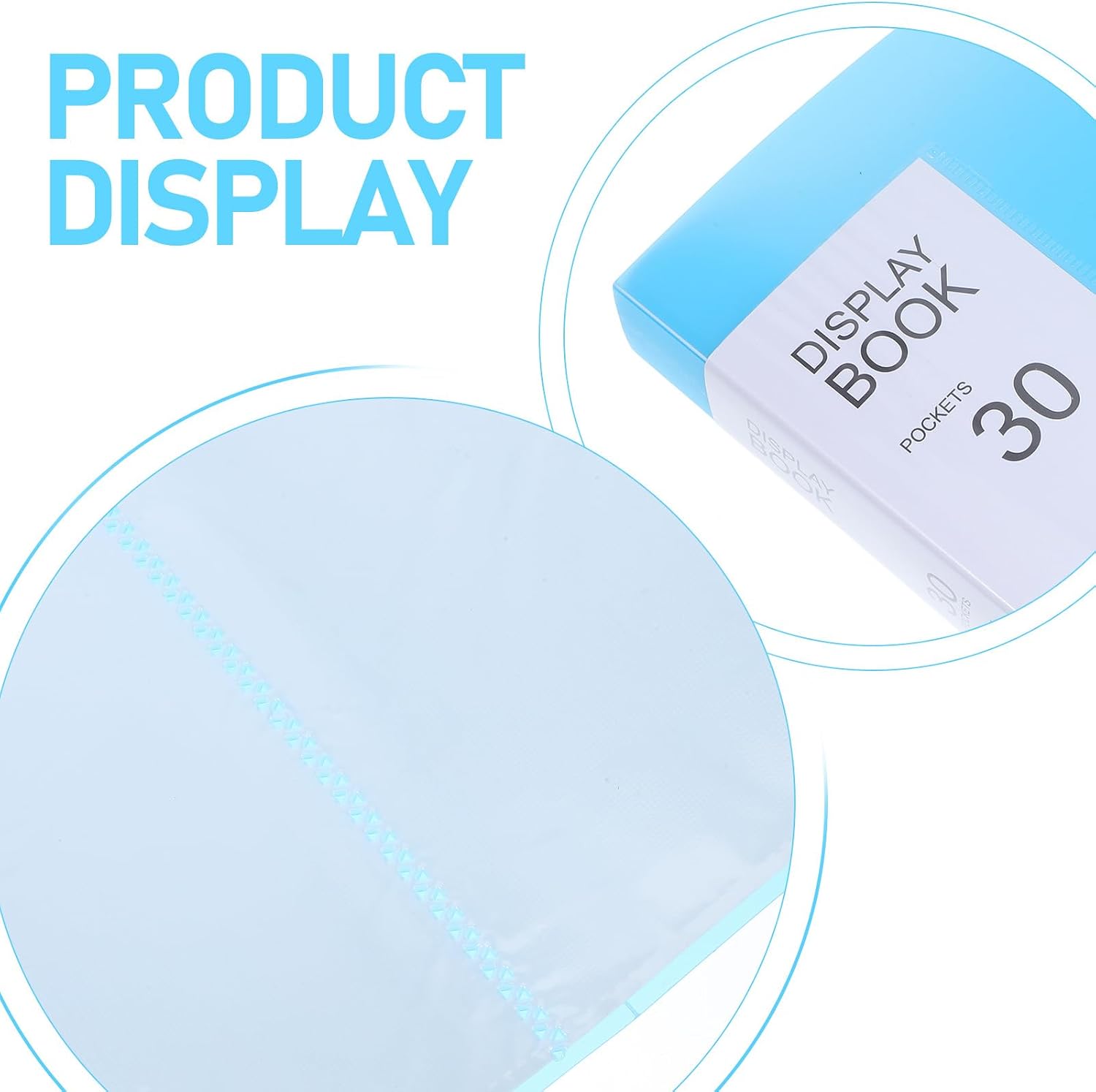Gadpiparty Diamond Art Storage Book: 30 Pages A3 Diamond Drawing Portfolio Folder - DIY Portfolio Art Organizer with Clear Sleeves for Displaying Protecting Artwork