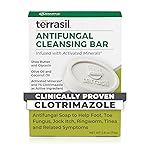 terrasil Antifungal Soap, Care & Relief of Jock Itch, Athletes Foot, Yeast Infection, Ringworm & Tinea Symptoms, Clinically Proven Clotrimazole, Natural, Dermatologist Tested (75gm)
