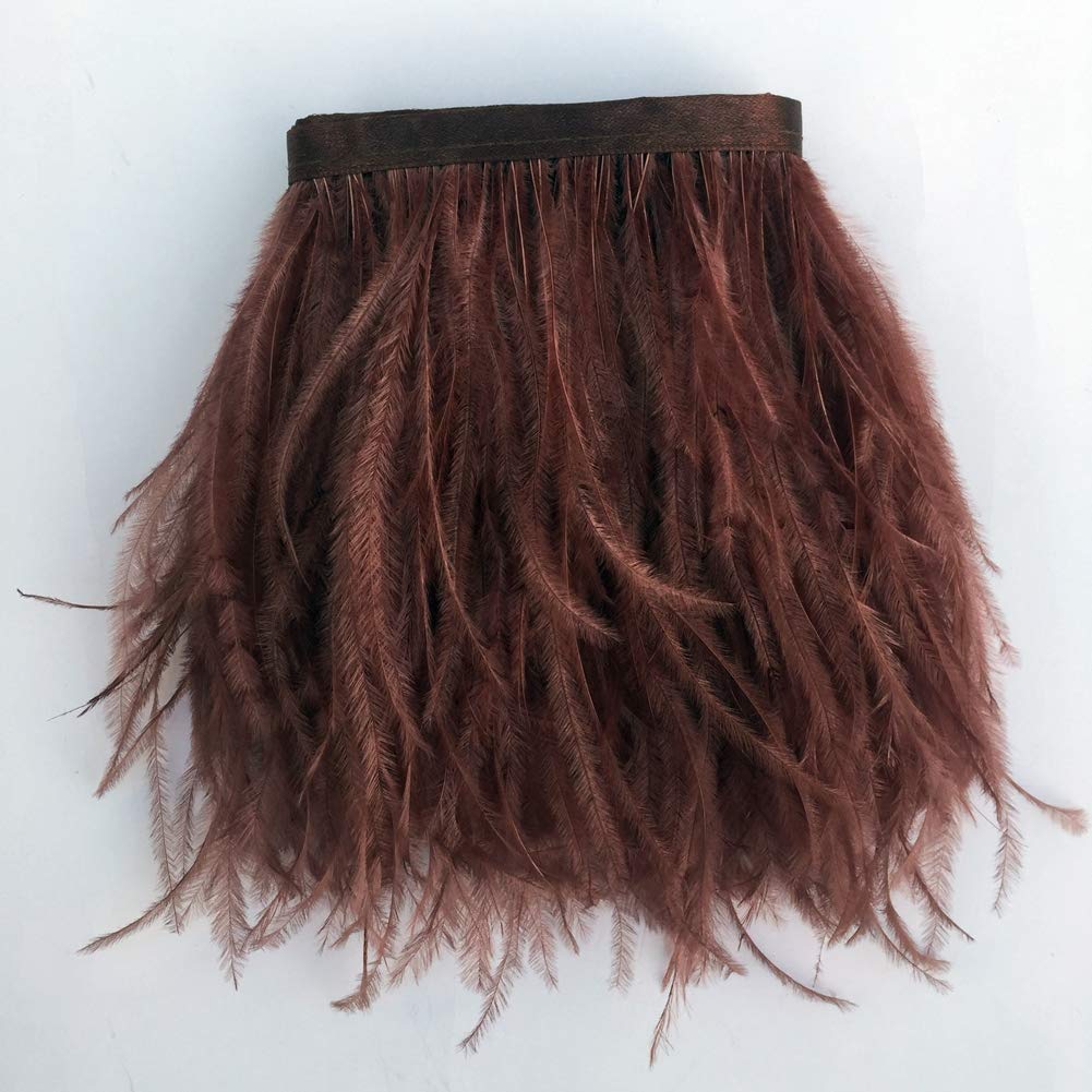 Sowder Haan hackle veer franje trim 5-7 inch in breedte Pack van 5