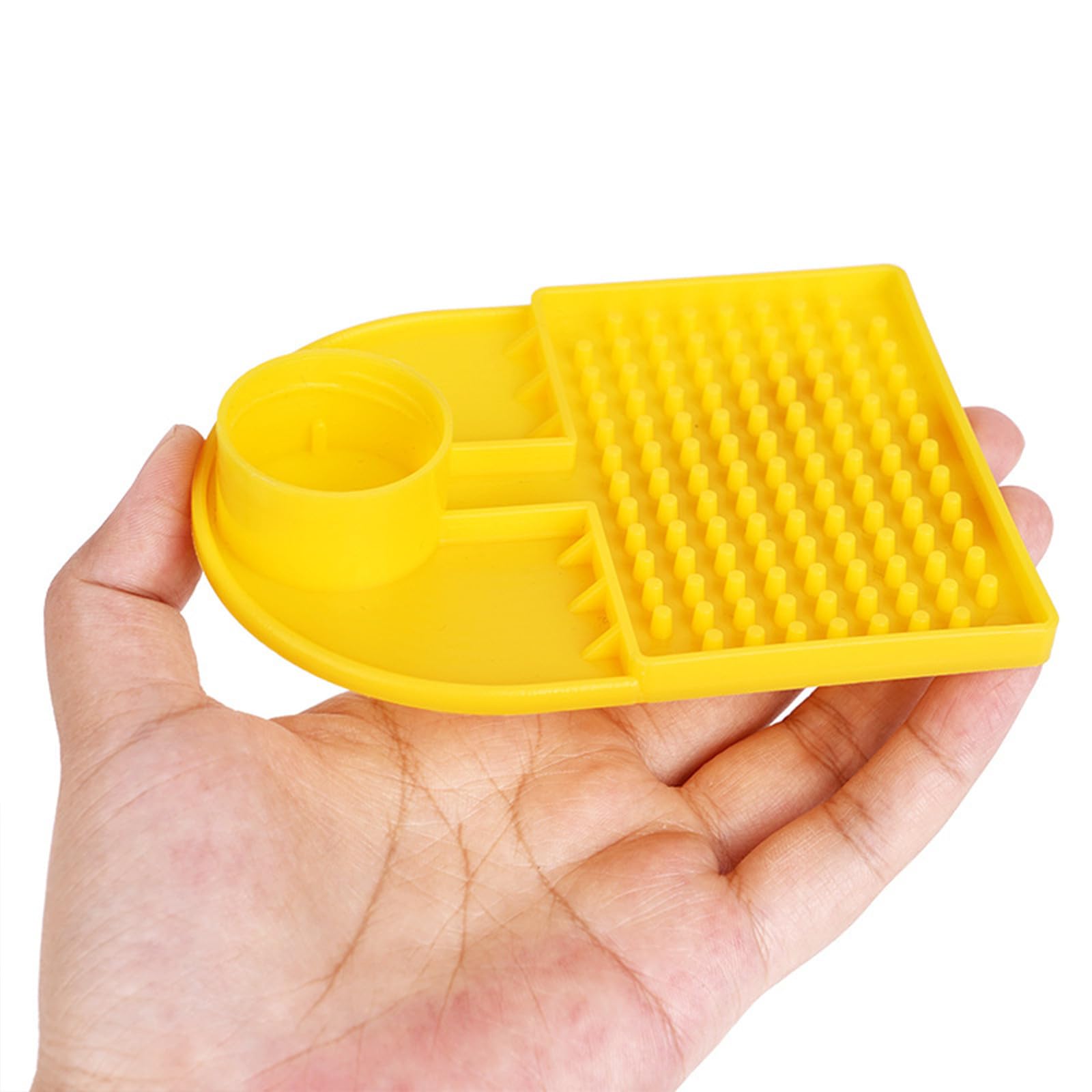 Toyvian 10 Szt. Sztuk Plastikowy Poidło Pszczół Podajnik Do Ula z Wejściem Kompatybilny z Butelkami o Średnicy Trwały Dozownik Do Karmienia Pszczół i Stacja Nawadniania Pszczelarstwa