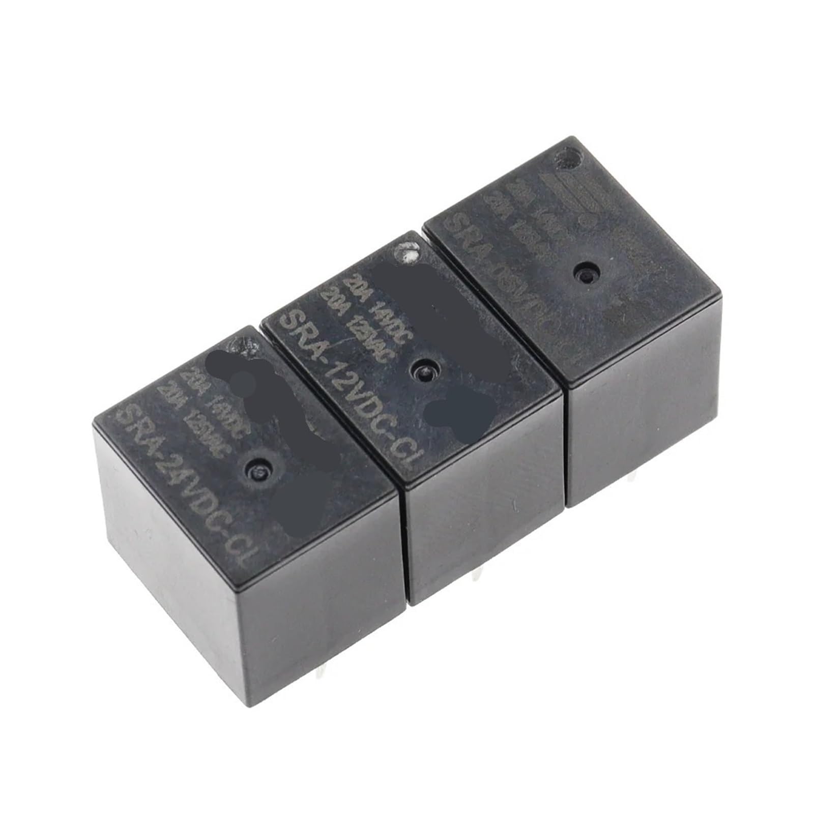 Relais SRA-12VDC-CL à forte capacité 20A, commutation stable 5 broches pour auto
