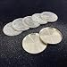 blue-ther Cupronickel Morgan Dollar Shell and Coin Set Magic Tricks Close up Magic Gimmick(5 Coins,1 Head Shell,1 Tail Shell)