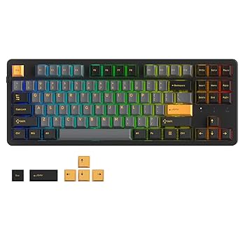 EK87PRO ゲーミングキーボード 無線 テンキーレス 80% メカニカルキー Amazon | DAREU EK87PRO ゲーミングキーボード 無線 テンキー