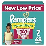 Pampers Swaddlers 360 Pull-On Diapers, Size 7, 68 Count for up to 100% Leakproof Skin Protection and Easy Changes