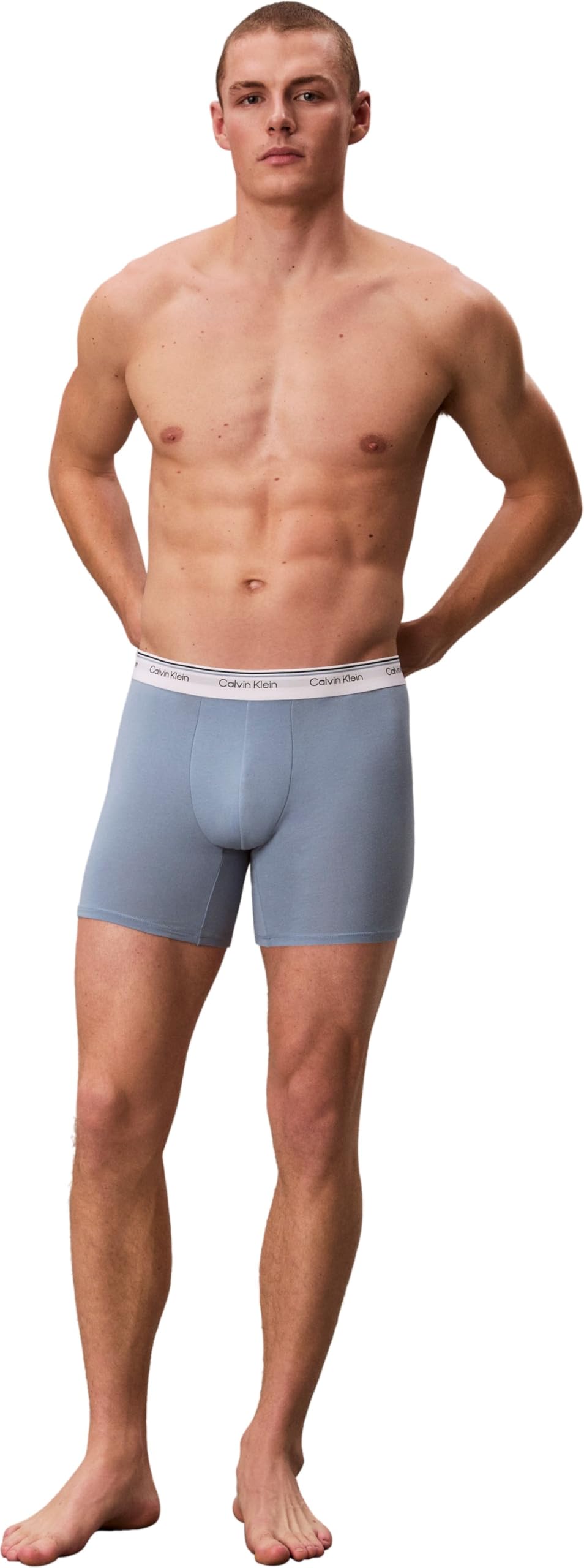 Calvin Klein Calzoncillos bóxer Pack de 3 Hombre Briefs con Logotipo en la Cintura