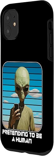 Miniatura 8 de iPhone 14 Pro Alien Pretending To Be A Human Halloween Women, Men, Kids Case