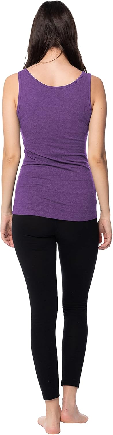 Sexy Basics Women's Cotton Stretch Tank Tops | Multi Packs & Colors Sport Tanks - Image 6