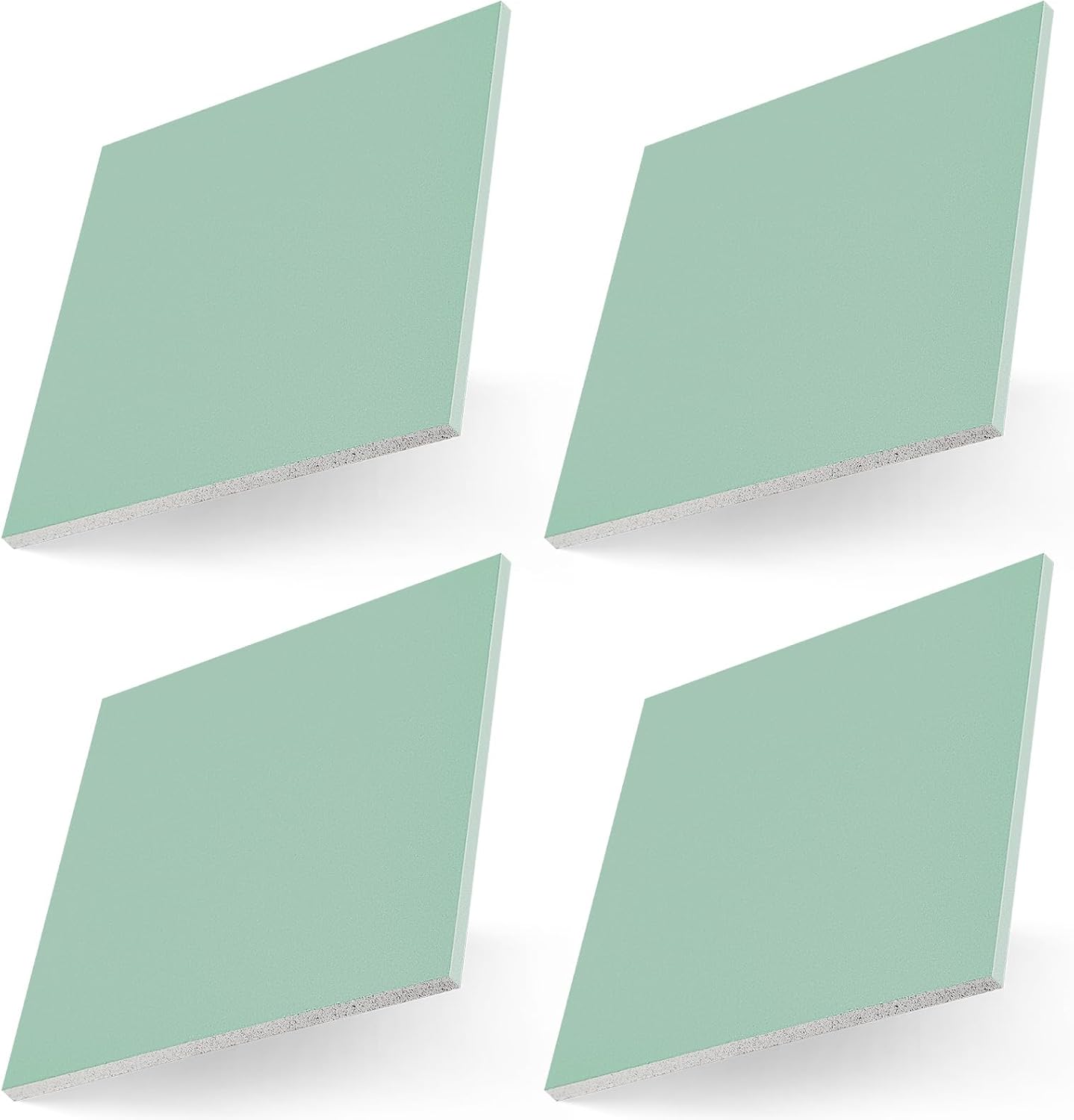 Amylove Drywall Repair Panel Drywall Patch Panel Repair for Mend Wall(2 Pcs,Green,6 x 6 x 1/2 Inch)