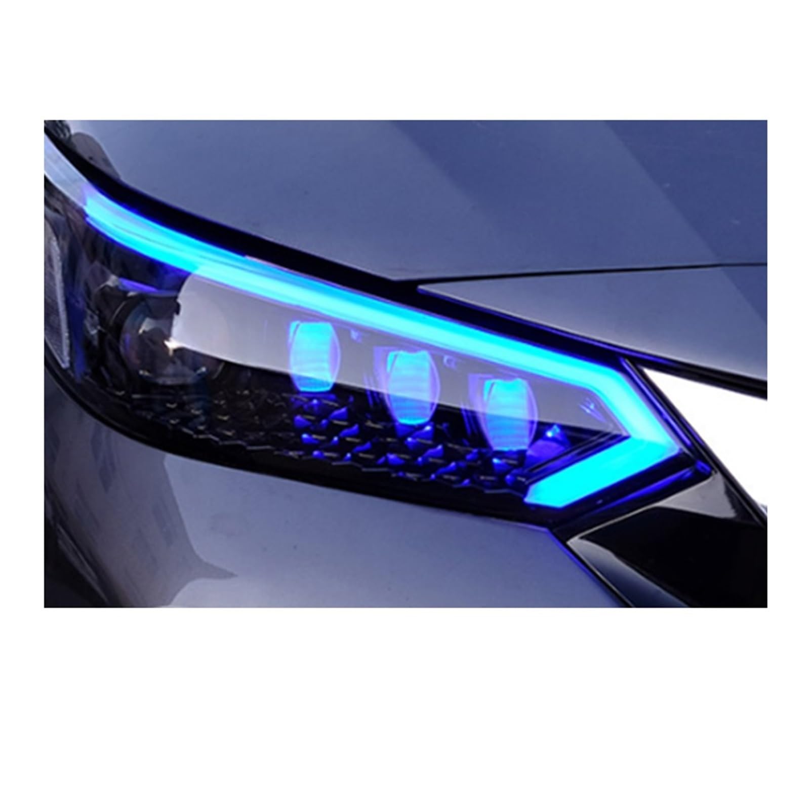 Reflektor przedni Lampa DRL Obiektyw sygnałowy Reflektory LED kompatybilne z Nissanem Kompatybilne z Sylphy 2020-2022(Headlight XENON)