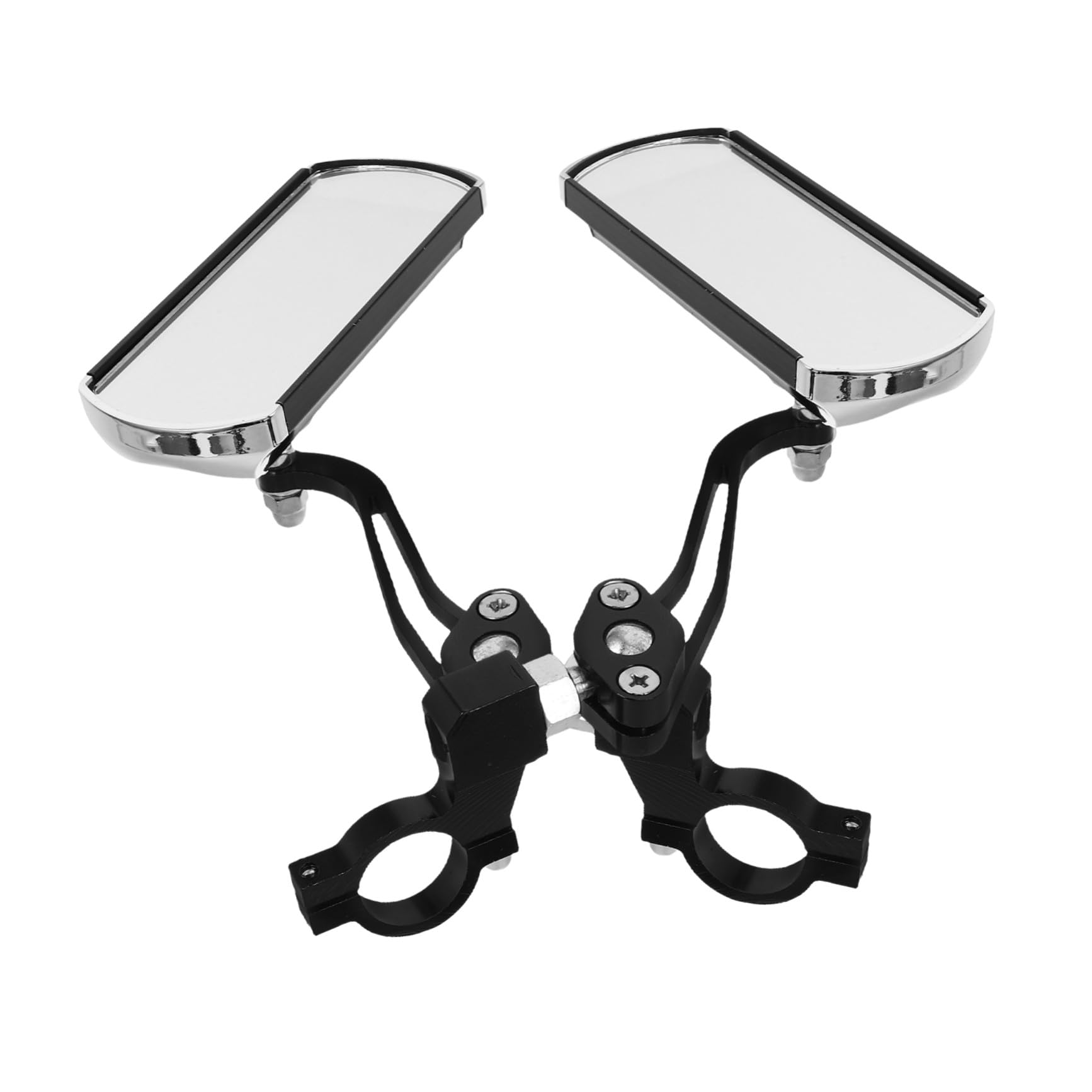 Specchio Retrovisore per Bici 360° Nero 1 Paio Lega Alluminio | Ampio Angolo, Rotazione Completa, Montaggio Semplice, Compatibilità, Accessorio Manubrio